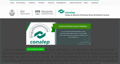Desktop Screenshot of conalepveracruz.edu.mx